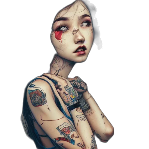 robot, face, mask, jewelry, cyberpunk, fantasy art, concept art, photorealistic transparent PNG cut-out