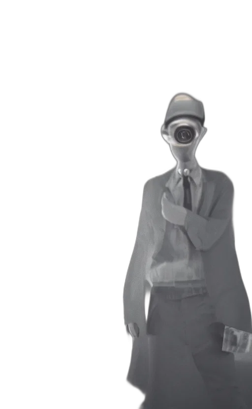 mask, robot, jacket, staff transparent PNG cut-out