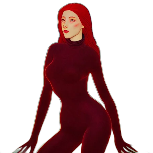 creature, dress, concept art, comic book art transparent PNG cut-out