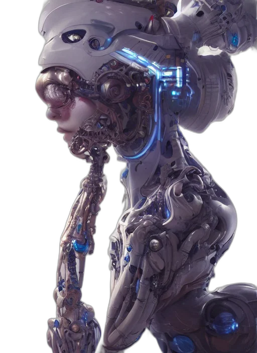 robot, creature, face, dress transparent PNG cut-out