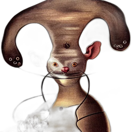 mask, hair, animal, staff transparent PNG cut-out