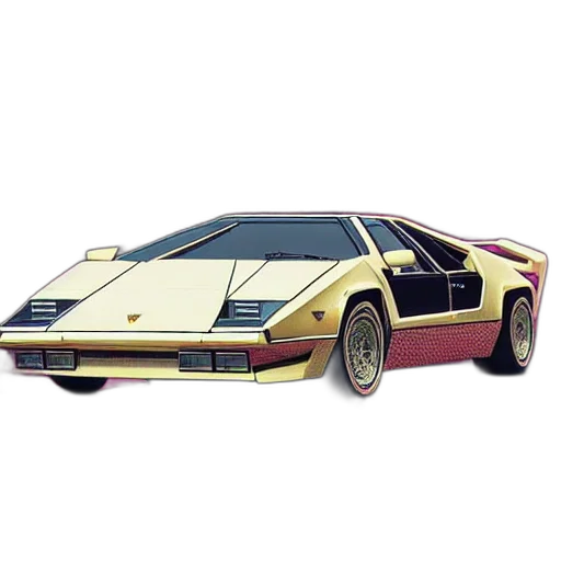 car, concept art, 3d render, photorealistic transparent PNG cut-out