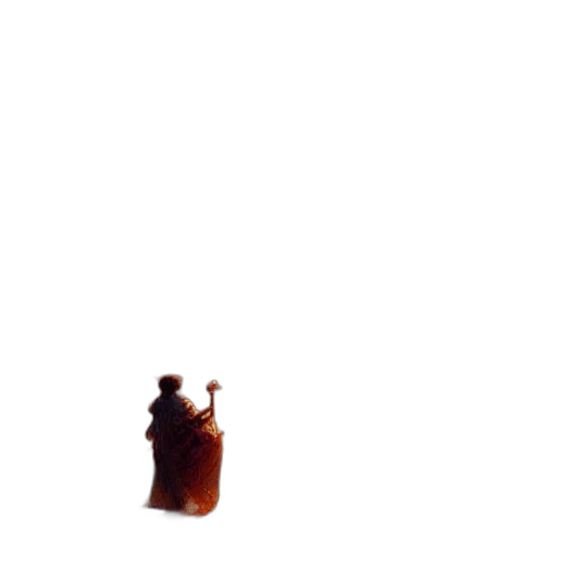 bottle, dress, crown, robot, concept art, 3d render, pixel art, photorealistic transparent PNG cut-out