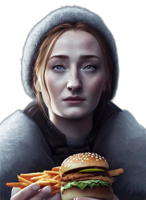 food, face, jacket, robot transparent PNG cut-out