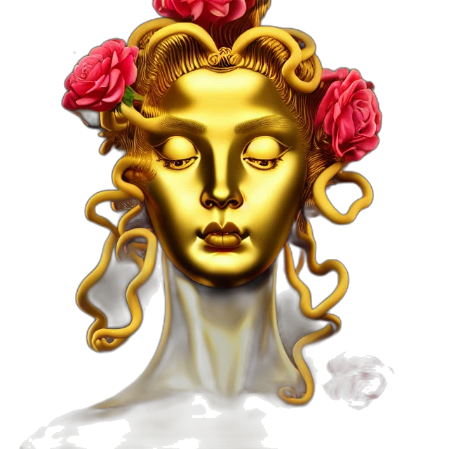 crown, jewelry, mask, face transparent PNG cut-out