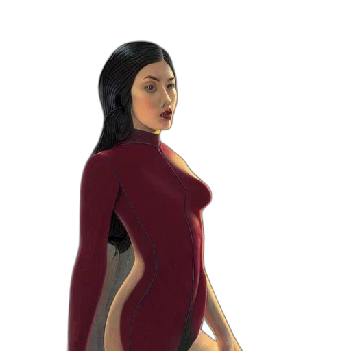 dress, jewelry, jacket, creature transparent PNG cut-out