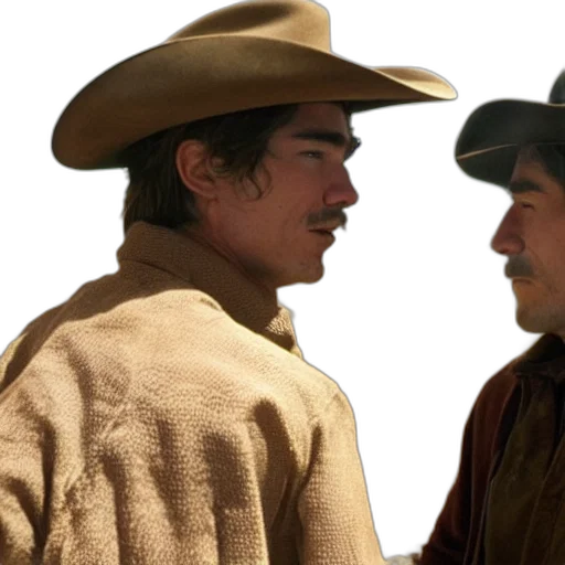 hat, romantic, scene, brokeback transparent PNG cut-out