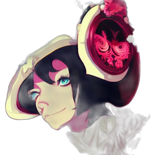 hat, flower, crown, mask transparent PNG cut-out