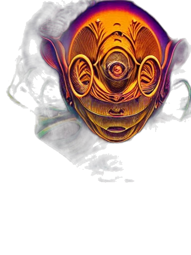mask, face, crown, jewelry, concept art, fantasy art, 3d render, photorealistic transparent PNG cut-out