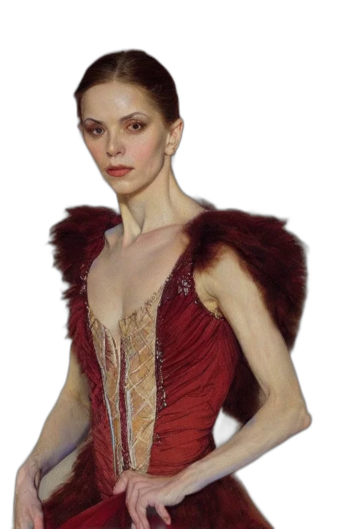 dress, jewelry, staff, crown transparent PNG cut-out