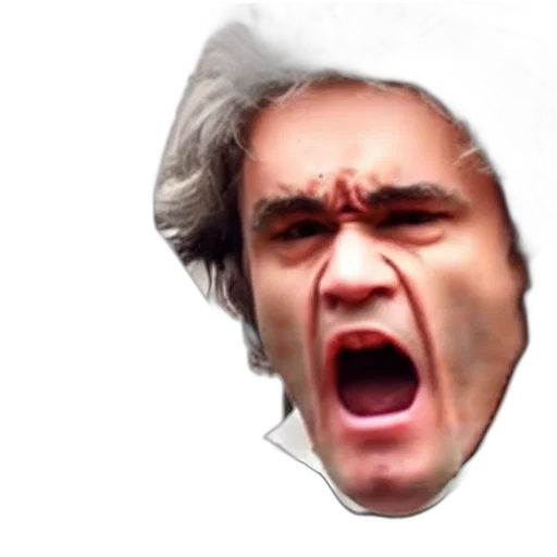 face, hair, mask, creature transparent PNG cut-out