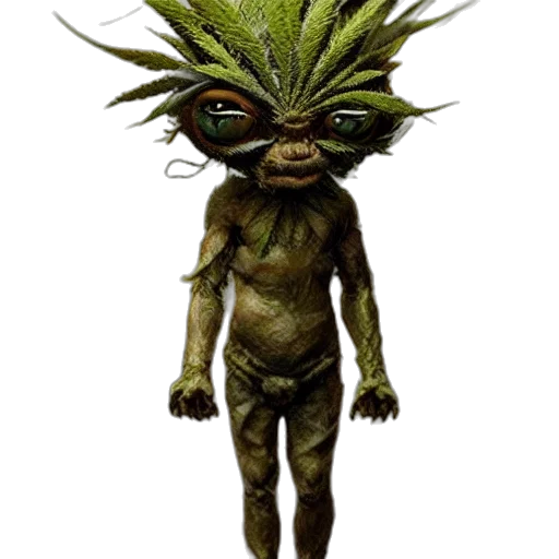 creature, mask, staff, animal transparent PNG cut-out
