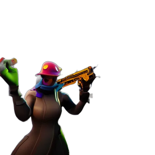 weapon, staff, hat, mask, concept art, 3d render, pixel art, fantasy art transparent PNG cut-out