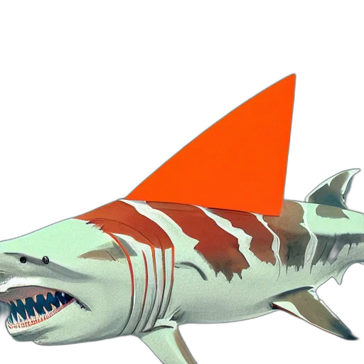 animal, creature, weapon, staff, 3d render, concept art, photorealistic, underwater transparent PNG cut-out