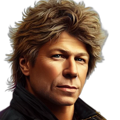 hair, face, photorealistic, fantasy art, oil painting, comic book art, john, bon transparent PNG cut-out