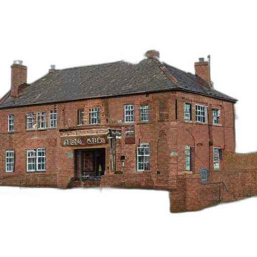 building, staff, 3d render, photorealistic transparent PNG cut-out