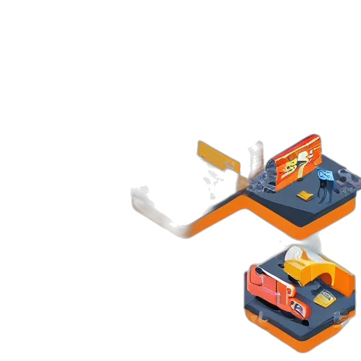 3d render, top, trending, items transparent PNG cut-out