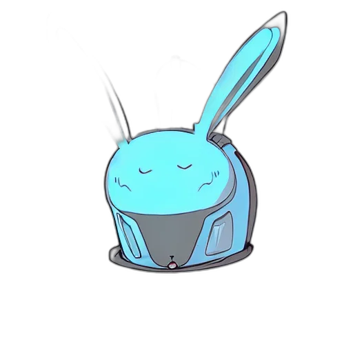 robot, staff, weapon, hat, concept art, anime, cartoon, pixel art transparent PNG cut-out