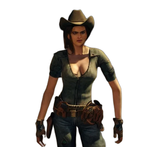 hat, jacket, weapon, staff transparent PNG cut-out