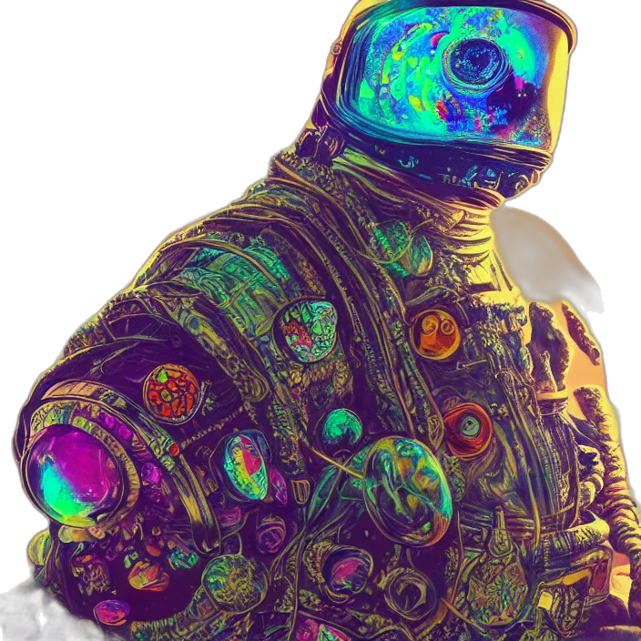 robot, jacket, mask, animal, concept art, cyberpunk, pixel art, comic book art transparent PNG cut-out