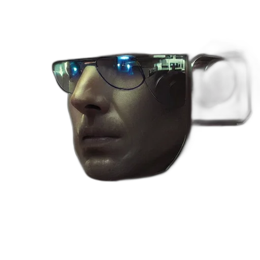 staff, face, mask, robot transparent PNG cut-out