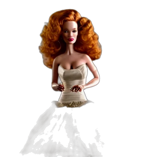 dress, hair, 3d render, concept art transparent PNG cut-out
