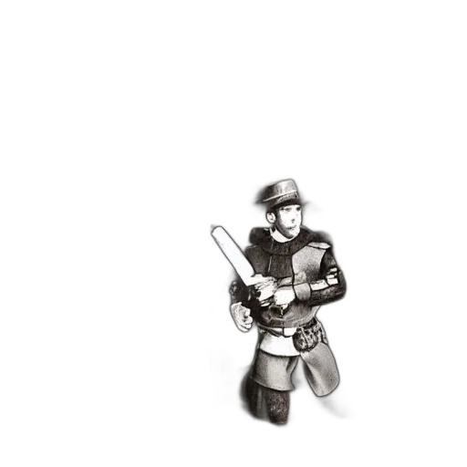 weapon, staff, sword, robot, concept art, pencil sketch, pixel art, comic book art transparent PNG cut-out