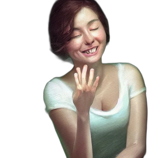 face, jewelry, dress, photorealistic, oil painting, pixel art, watercolor, pastel transparent PNG cut-out