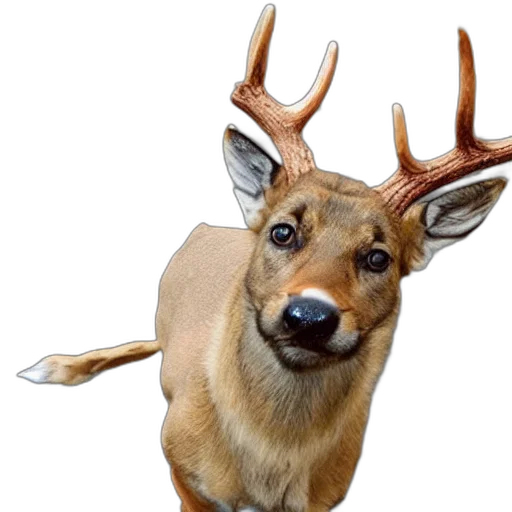 animal, creature, crown, staff, photorealistic, 3d render, concept art, fantasy art transparent PNG cut-out