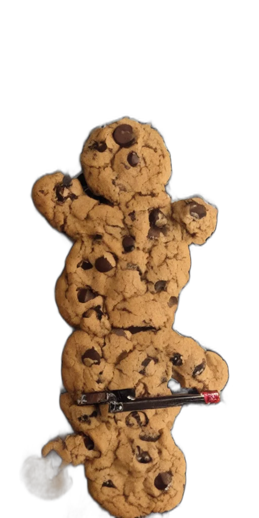 food, animal, creature, robot, 3d render, photorealistic, cookie, minster transparent PNG cut-out