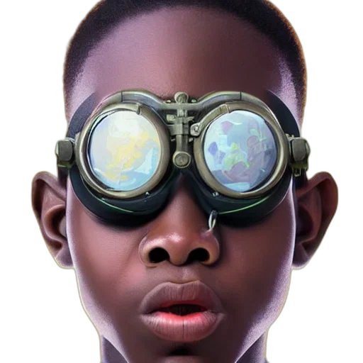 mask, face, robot, concept art, photorealistic, cyberpunk, 3d render, colourful transparent PNG cut-out