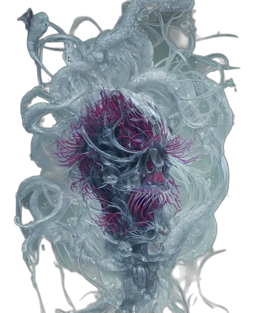 flower, crown, creature, mask transparent PNG cut-out