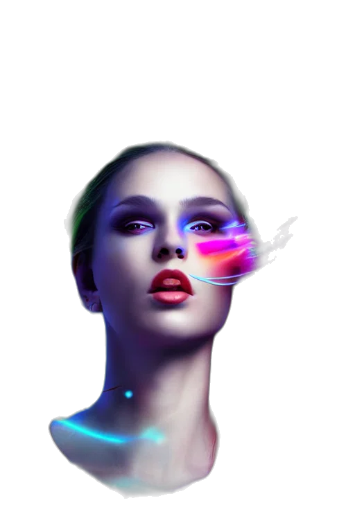 face, mask, jewelry, robot transparent PNG cut-out