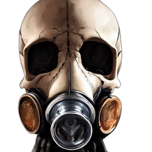 mask, face, concept art, photorealistic transparent PNG cut-out