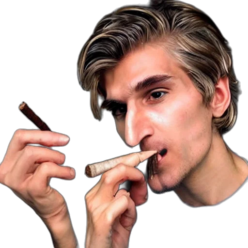 face, staff, jacket, weapon transparent PNG cut-out