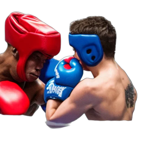 photorealistic, rex, boxing, match transparent PNG cut-out
