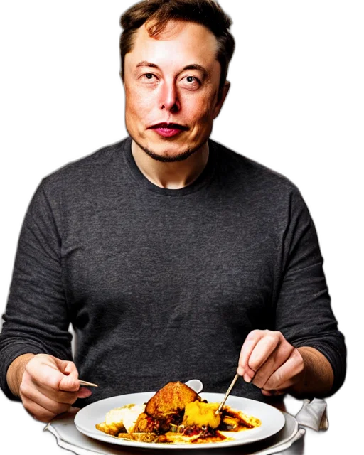 robot, food, face, creature transparent PNG cut-out