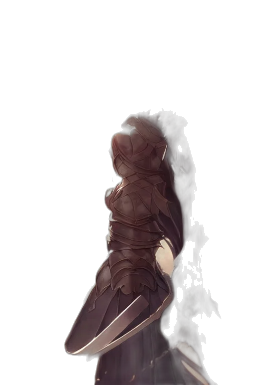 dress, weapon, sword, creature, concept art, fantasy art, watercolor, anime transparent PNG cut-out