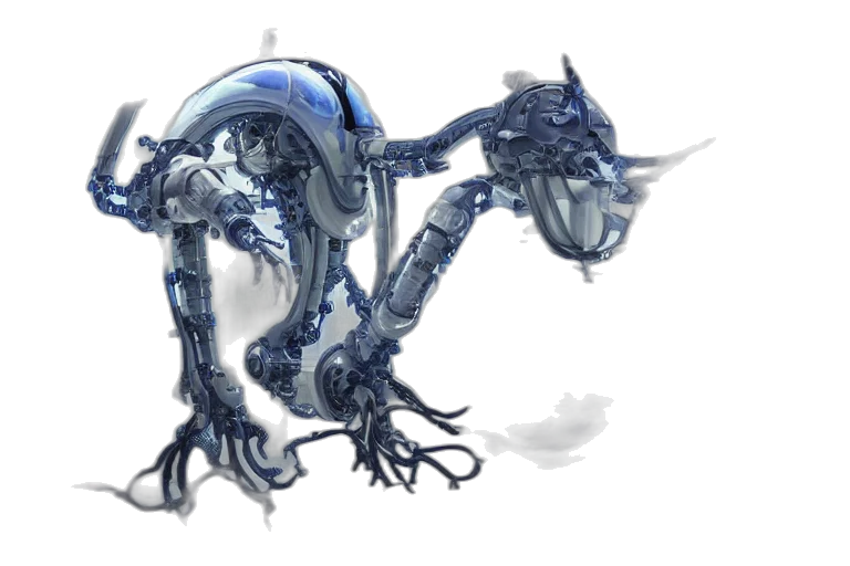 robot, creature, dragon, weapon transparent PNG cut-out