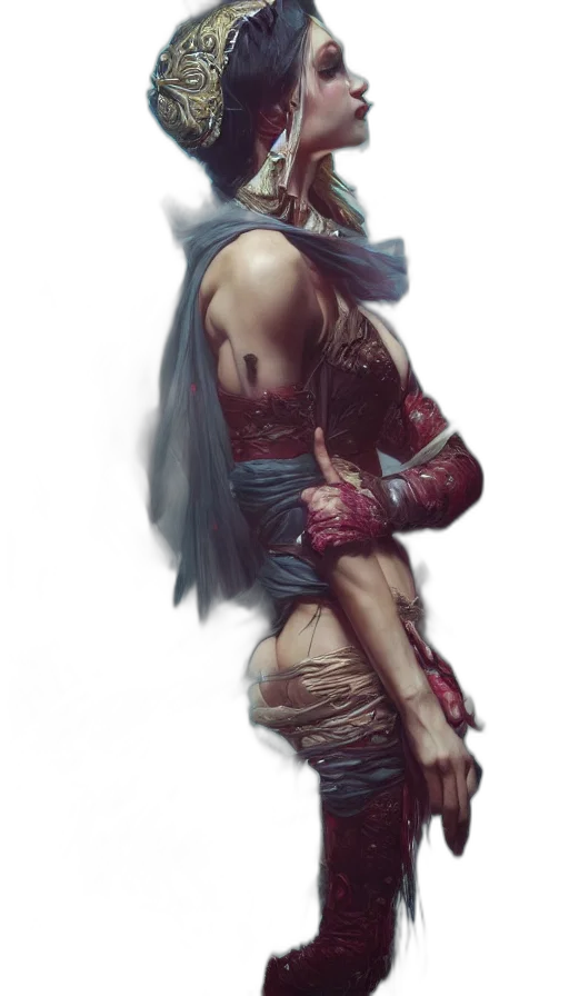 dress, sword, weapon, face transparent PNG cut-out