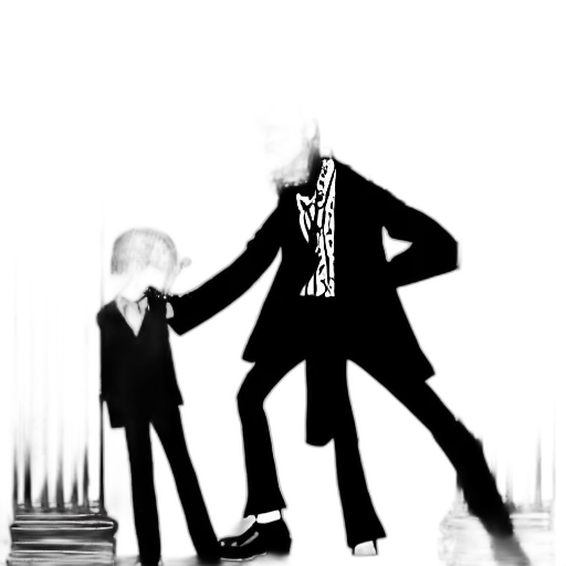 jacket, staff, robot, concept art transparent PNG cut-out