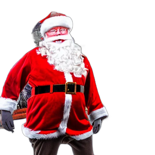 santa, claus, real, workshop transparent PNG cut-out