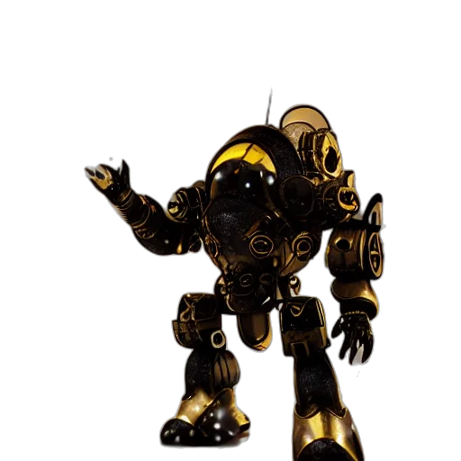 robot, weapon, creature, staff transparent PNG cut-out