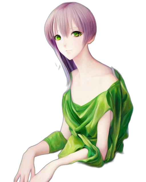 dress, staff, creature, jewelry transparent PNG cut-out