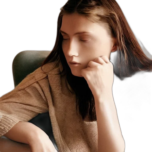 face, jewelry, hair, furniture transparent PNG cut-out