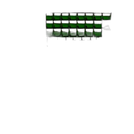 crown, jewelry, furniture, hair, pixel art, 3d render, concept art, green transparent PNG cut-out