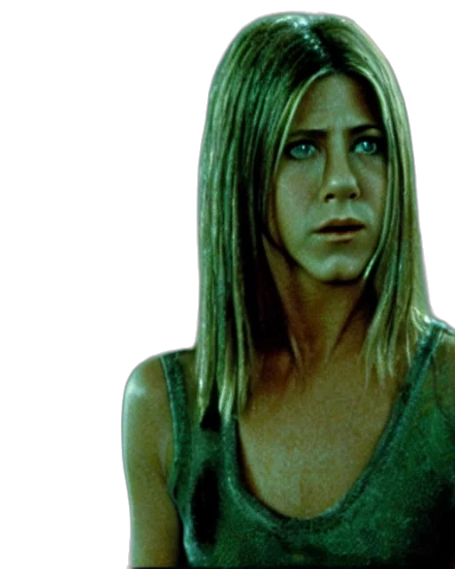 face, photorealistic, film, still, young, jennifer, aniston, blade transparent PNG cut-out