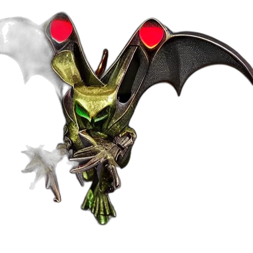 dragon, mask, creature, staff transparent PNG cut-out