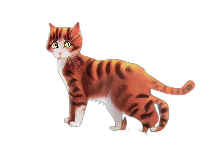 animal, staff, creature, concept art, fantasy art, pixel art, 3d render, cat transparent PNG cut-out
