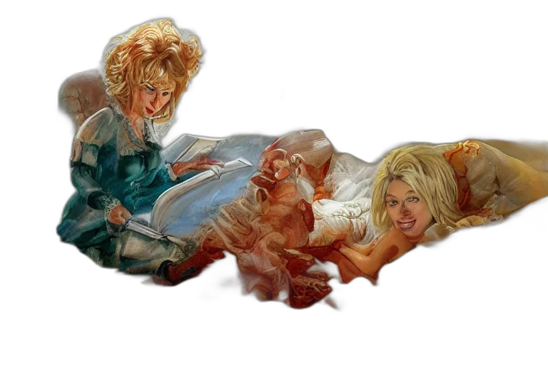 hair, creature, concept art, comic book art transparent PNG cut-out